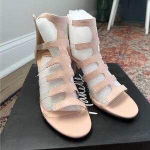 Nanette Lepore Blush Heeled Gladiator Sandal